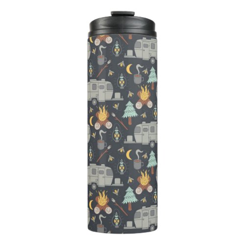 Retro RV Camping Thermal Tumbler