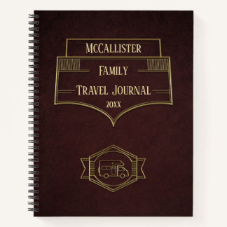 Retro RV Motorhome Travel Journal
