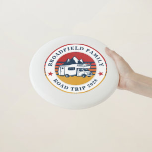 Retro RV Road Trip Family Reunion Games Wham-O Frisbee