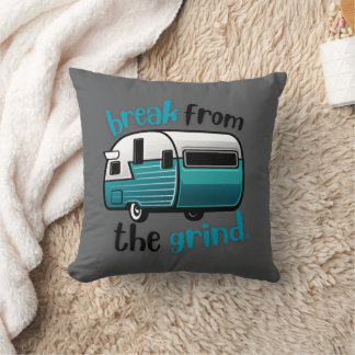 Retro RV Teal BFTG Pillow