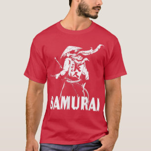 Retro Samurai Warrior Japanese Samurai Ronin Funny T-Shirt