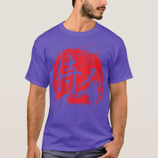 Retro Samurai Warrior Sword Japanese Ninja Gift 10 T-Shirt