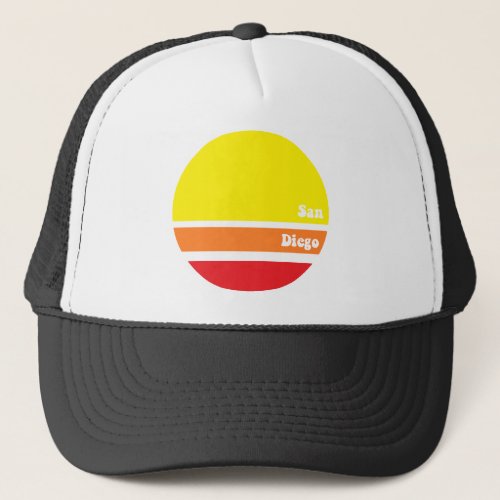 Retro San Diego Trucker Hat