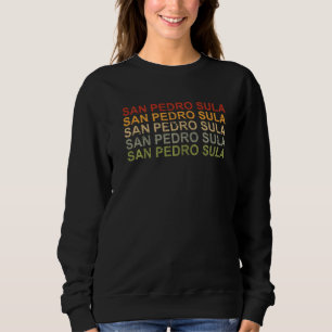Retro San Pedro Sula Honduras Pride, San Pedro Sul Sweatshirt