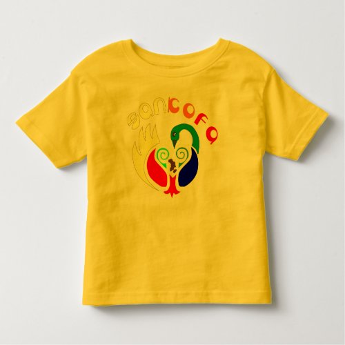 RETRO SANKOFA KID TODDLER T_SHIRT