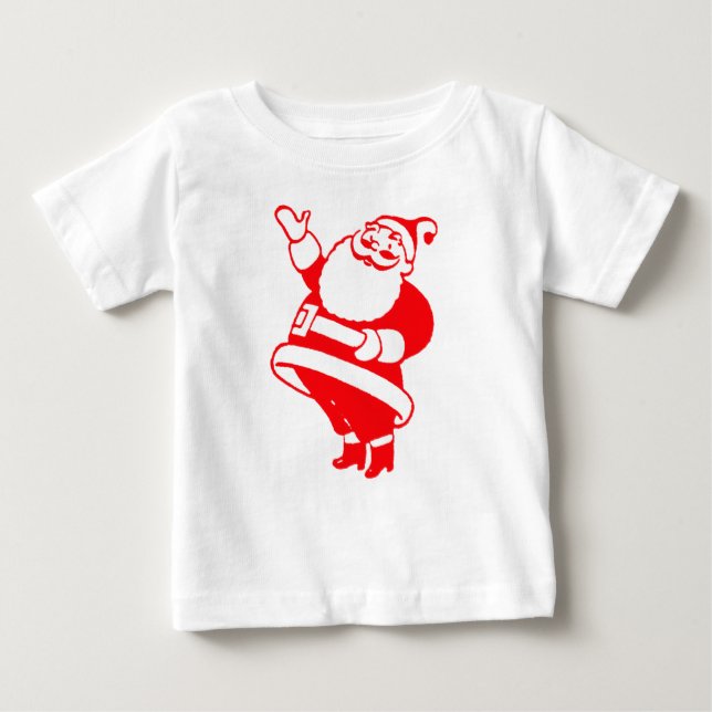 Retro Santa Baby T-Shirt (Front)
