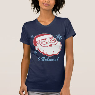 Retro Santa Believe T-Shirt