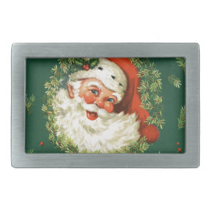 Retro Santa Belt Buckle