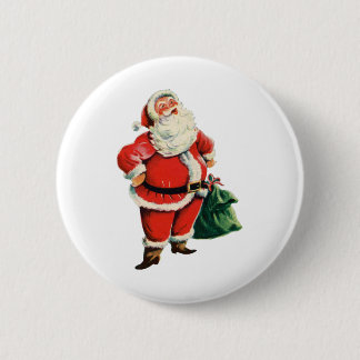 Retro Santa Button