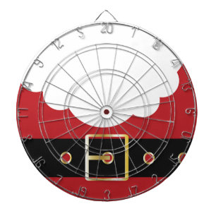 retro santa claus dart board