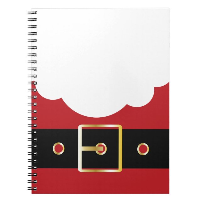 retro santa claus notebook (Front)