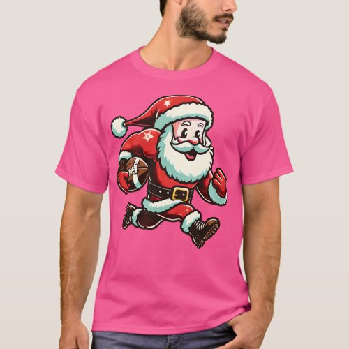 Retro Santa Claus  Player T_Shirt