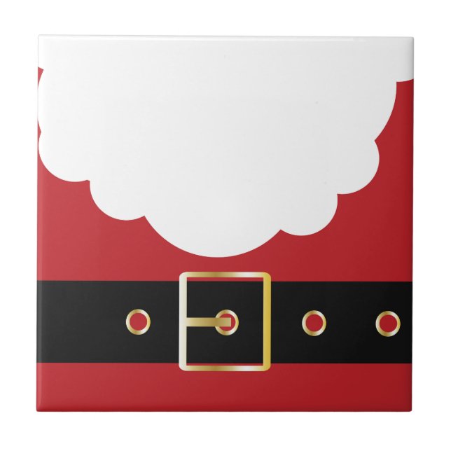 retro santa claus tile (Front)
