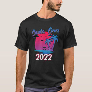 Retro Santa Cruz Beach 2022 Aruba Family Vacation T-Shirt