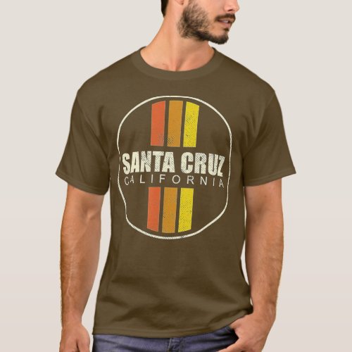 Retro Santa Cruz California 1  T_Shirt