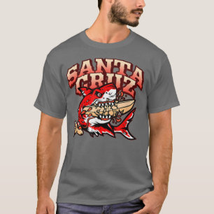 Retro Santa Cruz California Great White Shark Vs, T-Shirt