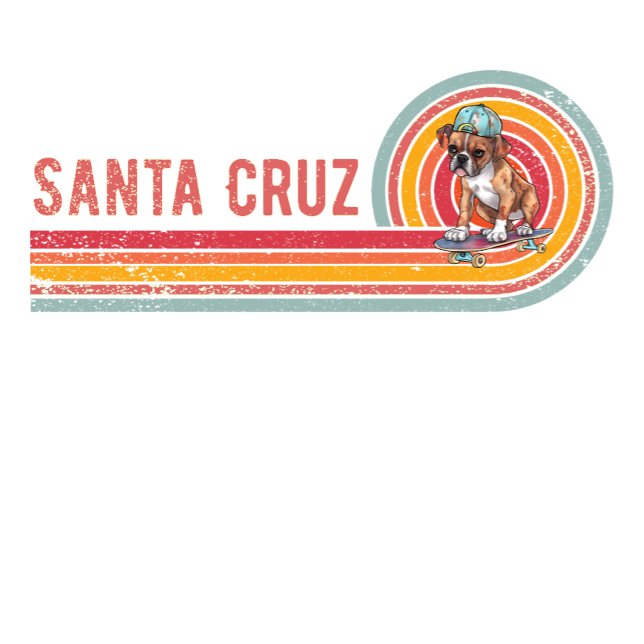 Retro Santa Cruz Skateboarding Boxer T-Shirt (Creator Uploaded)