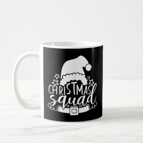 Retro Santa Hat Belt Christmas Squad Family Matchi Coffee Mug