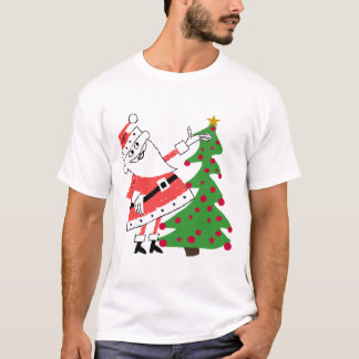 Retro Santa Holiday Tshirts and Gifts