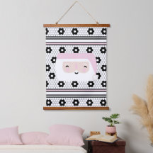 Retro Santa Pink Kids Christmas