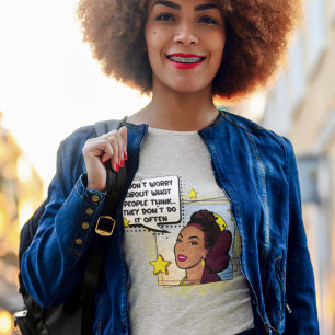 Retro Sarcastic Phrase 50s Housewife Pop Art T-Shirt