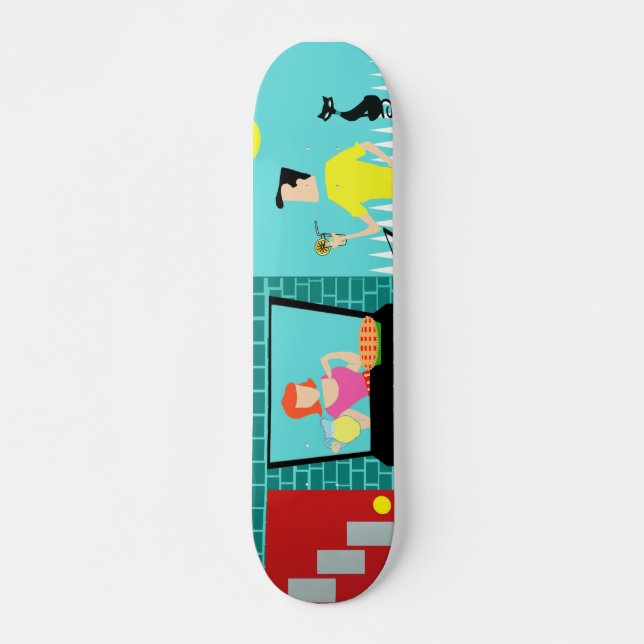 Retro Saturday Morning Skateboard (Front)