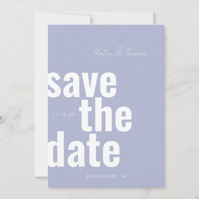 Retro Save the Dates Save The Date (Front)