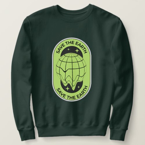 Retro Save The Planet Sweatshirt