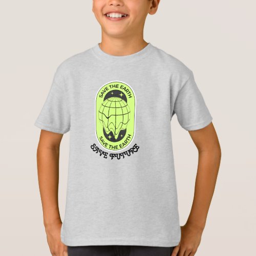 Retro Save The Planet T_Shirt