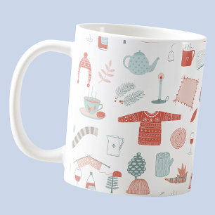 Retro Scandinavian Hygge Coffee Mug