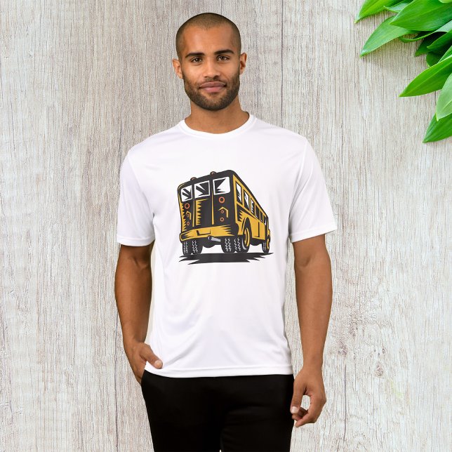 Retro School Bus Vintage Yellow  T-Shirt (Creator Uploaded)