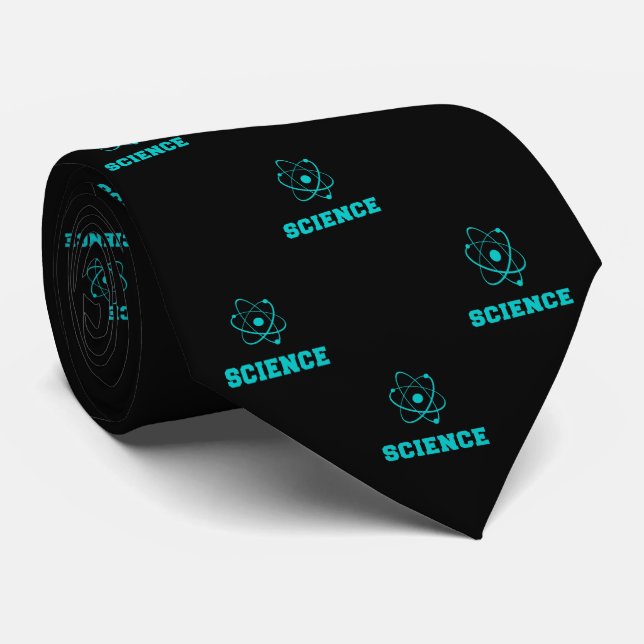 Retro Science Academy Neck Tie (Rolled)