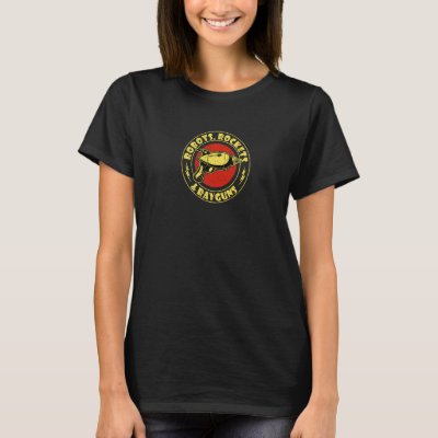 Retro Science Fiction Robots Rockets &amp; Rayguns T-Shirt