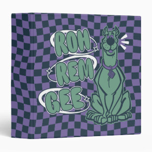 Retro Scooby "OMG" 3 Ring Binder