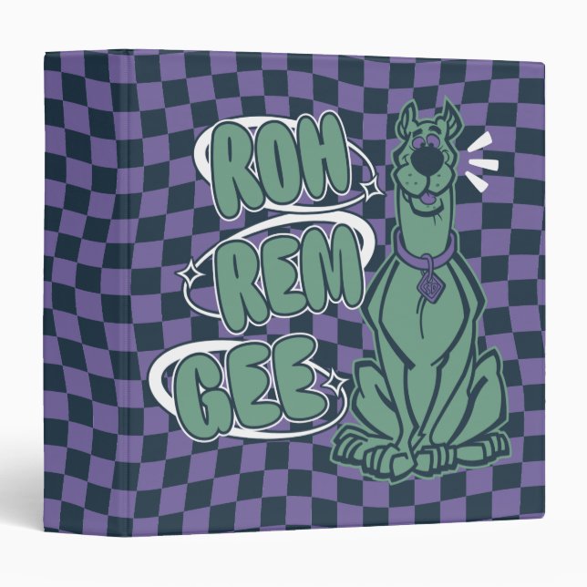 Retro Scooby "OMG" 3 Ring Binder (Front/Spine)