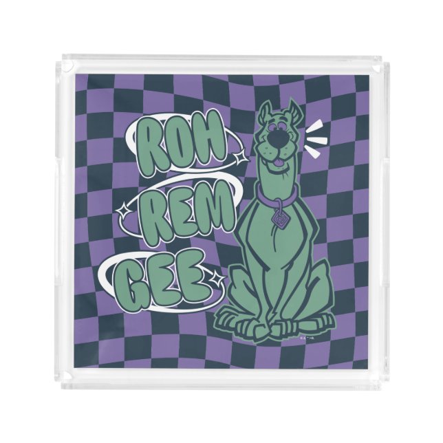 Retro Scooby "OMG" Acrylic Tray (Front)