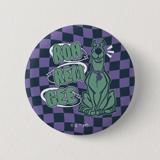 Retro Scooby "OMG" Button (Front)
