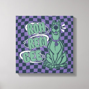 Retro Scooby "OMG" Canvas Print