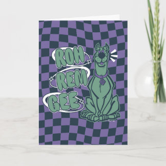 Retro Scooby "OMG" Card