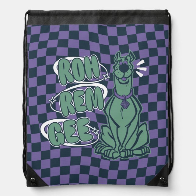 Retro Scooby "OMG" Drawstring Bag (Front)