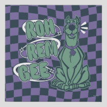 Retro Scooby "OMG" Faux Canvas Print