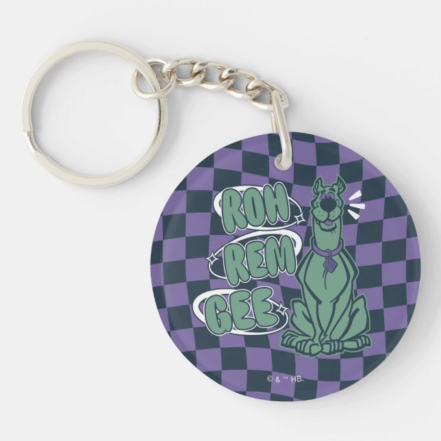 Retro Scooby "OMG" Keychain (Front)