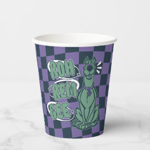 Retro Scooby "OMG" Paper Cups