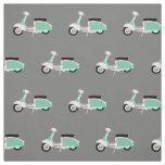 Retro Scooter Printed Fabric by Rupert &amp; Poppy