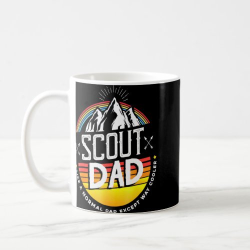 Retro Scout Dad for Camping  Coffee Mug