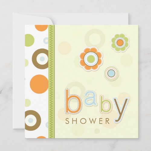 Retro Scrapbook Baby Shower invitation