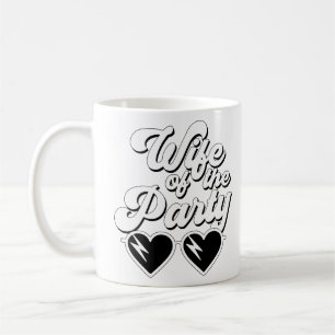 Retro Script Wife Of The Party Bachelorette Coffee Mug