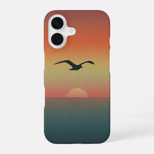 Retro Seagull iPhone Case (Back)
