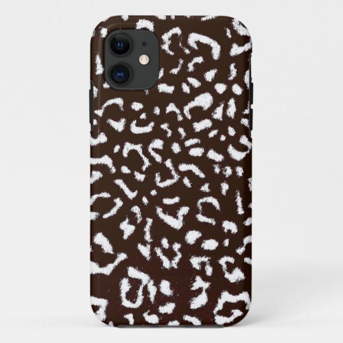 Retro seamless animal skin texture iPhone 11 case