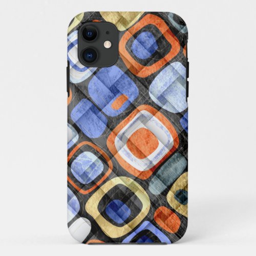 Retro seamless art graphic design iPhone 11 case